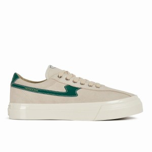 Beige Green Women's Stepney Workers Club Dellow S-strike Suede Low Top Sneakers | KXD673QO