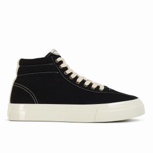 Black Women's Stepney Workers Club Varden Canvas High Top Sneakers | ZRH588DF