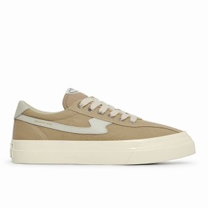 Brown Beige Women's Stepney Workers Club Dellow S-strike Canvas Low Top Sneakers | CIN8267BF