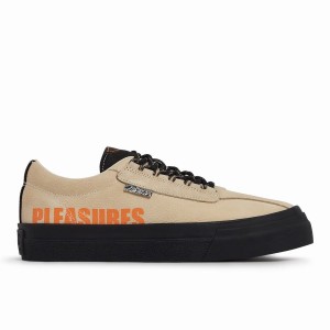 Brown Women's Stepney Workers Club Pleasures Dellow Ramble Low Top Sneakers | YYG132XN