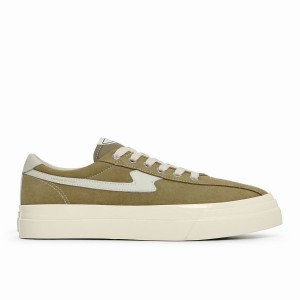 Green White Men's Stepney Workers Club Dellow S-strike Suede Low Top Sneakers | NLO8071VZ