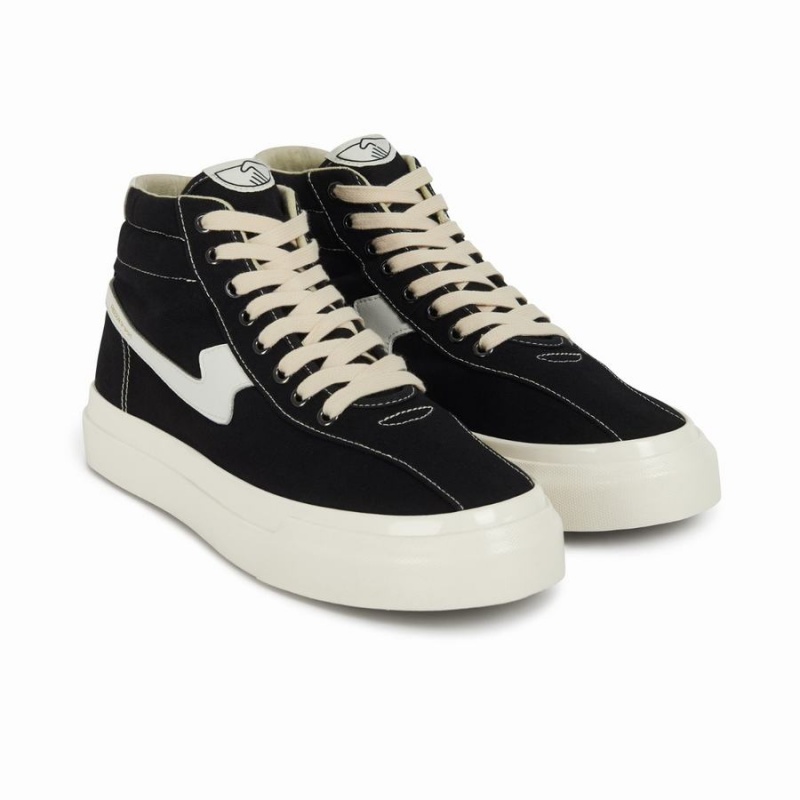 Black Men's Stepney Workers Club Varden S-strike Canvas High Top Sneakers | UUU7891LA