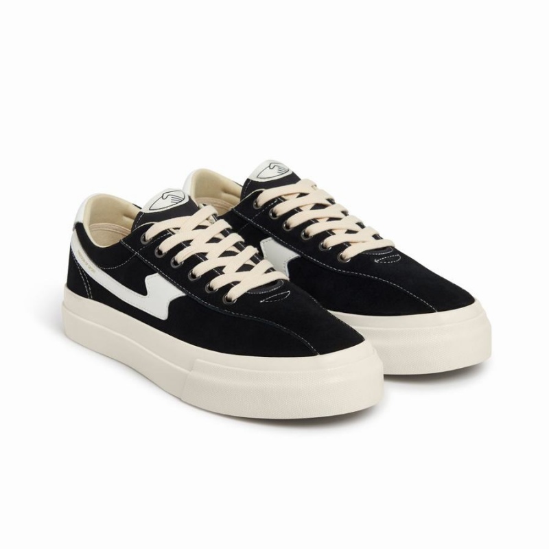 Black White Women's Stepney Workers Club Dellow S-strike Suede Low Top Sneakers | PNJ331KK