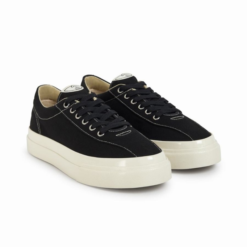 Black Women's Stepney Workers Club Dellow Canvas Low Top Sneakers | JDW6980DU