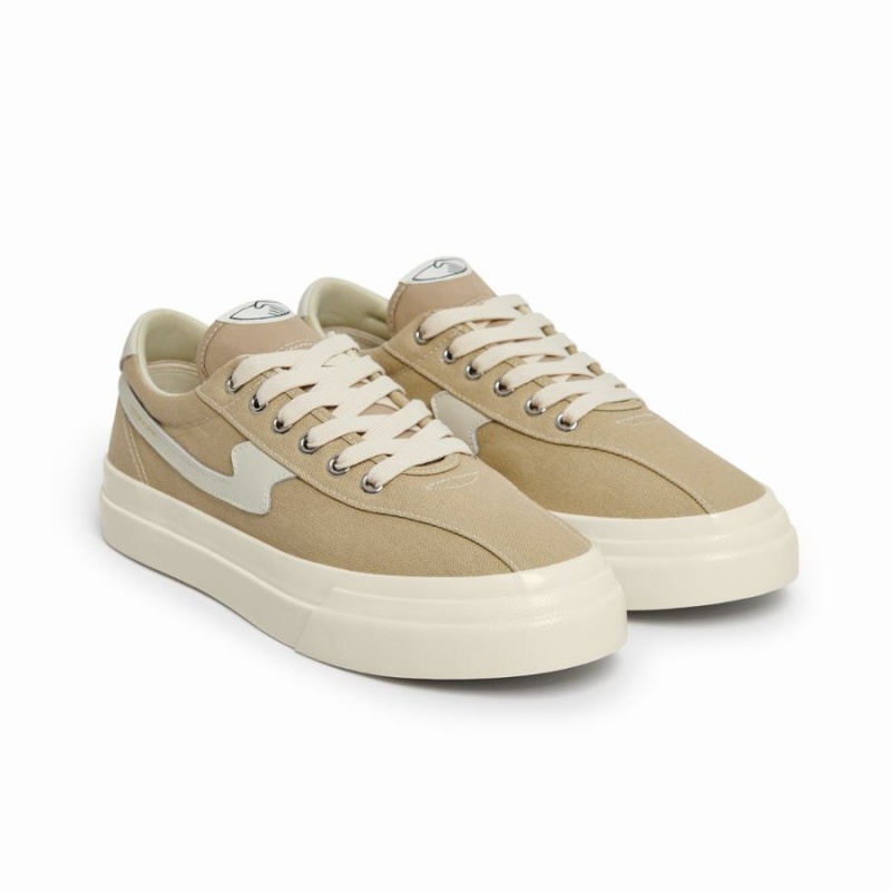 Brown Beige Women's Stepney Workers Club Dellow S-strike Canvas Low Top Sneakers | CIN8267BF